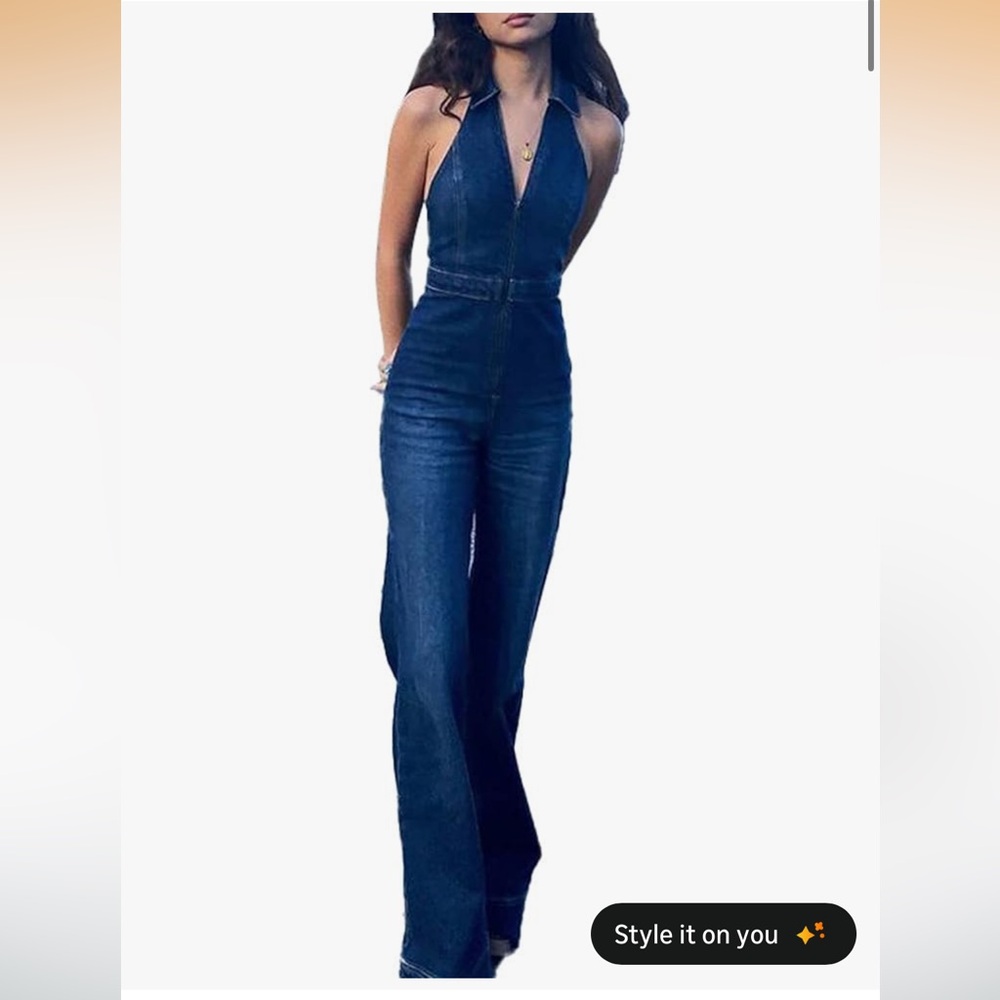 Stylish Denim Jumpsuit